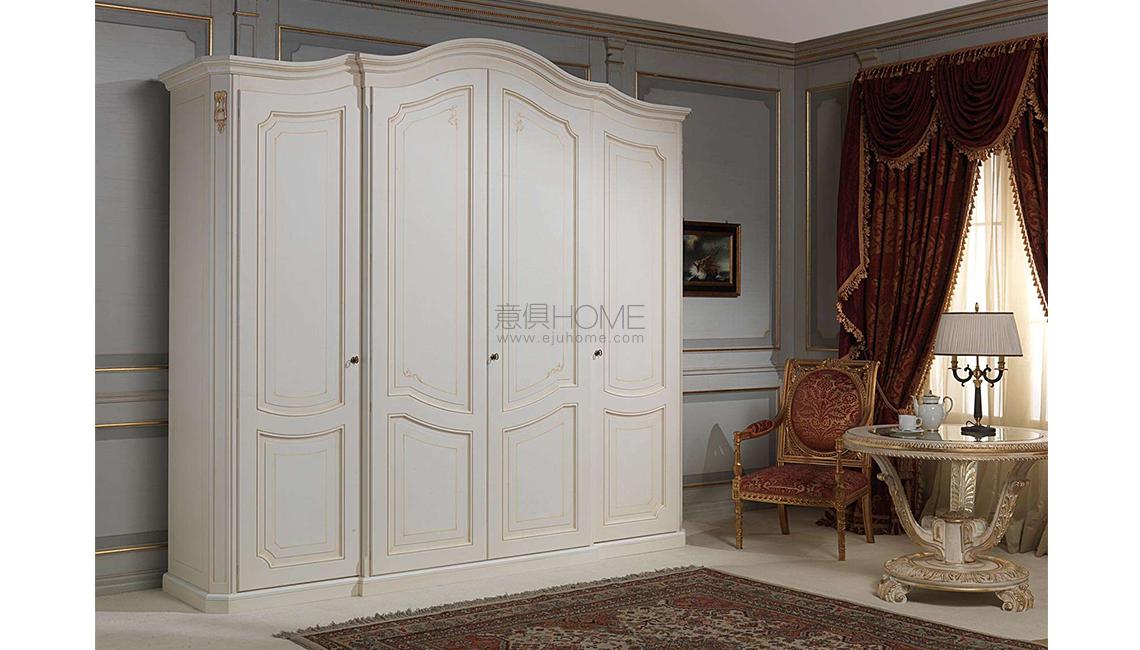 Classic wardrobe 18th century ivory 衣柜