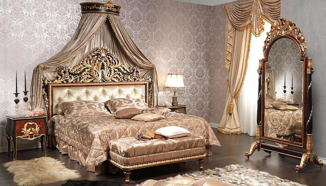 Louis XV Emperador Black 床