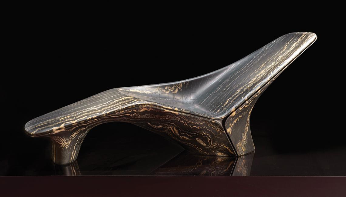 venus marble chaise longue躺椅