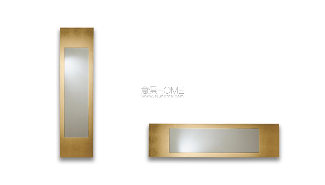 Specchio rivestito in foglia Alisei鏡子