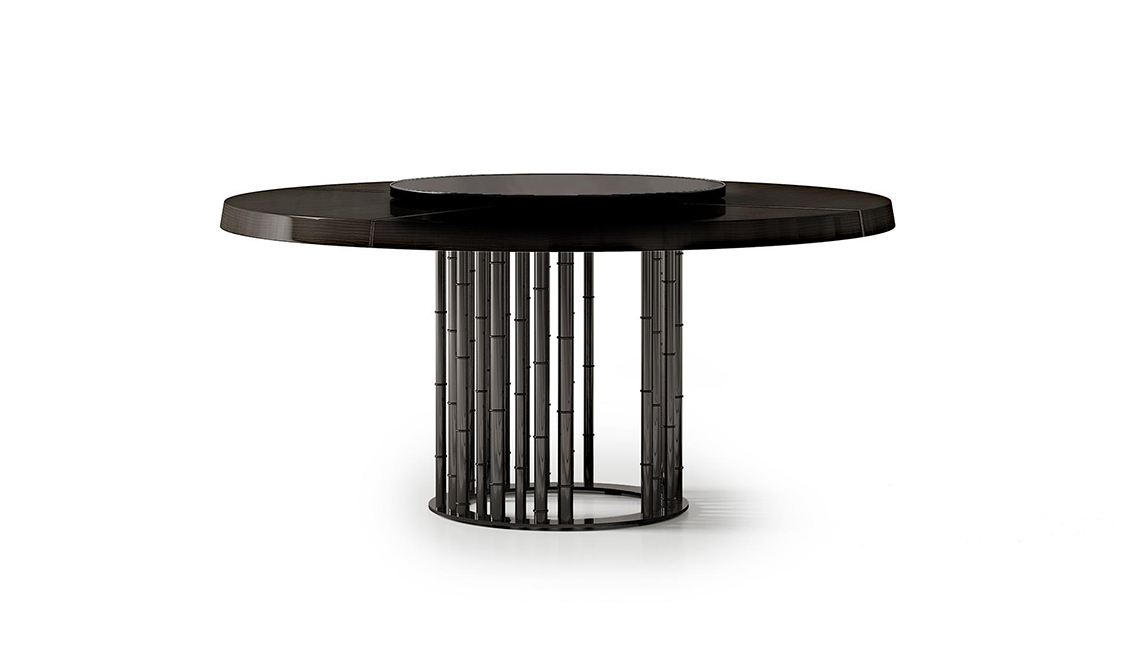 Tavolo tondo da 160 con Lazy Susan My Story餐桌