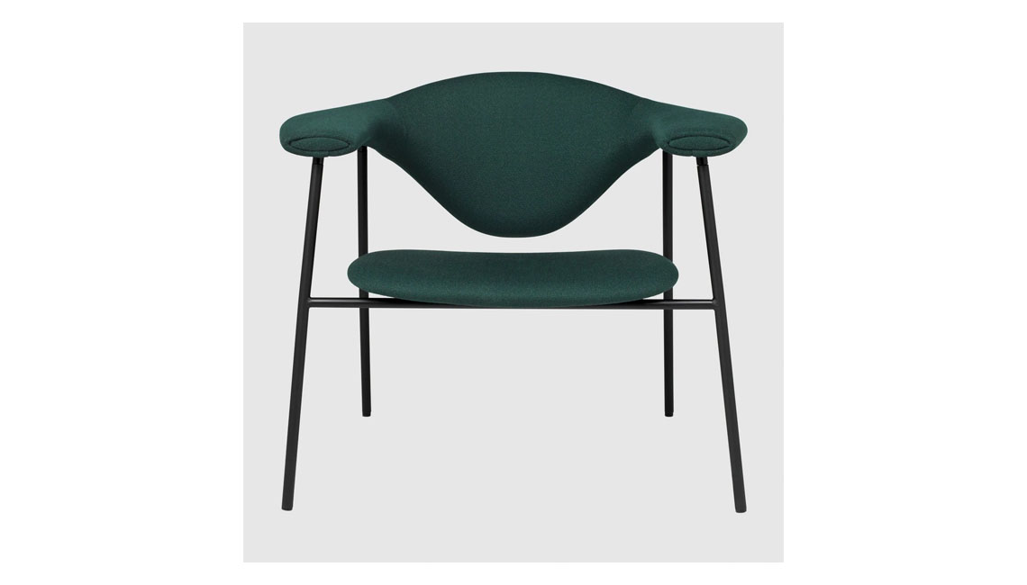 Masculo Lounge Chair - Fully Upholstered, 4-leg休閑椅