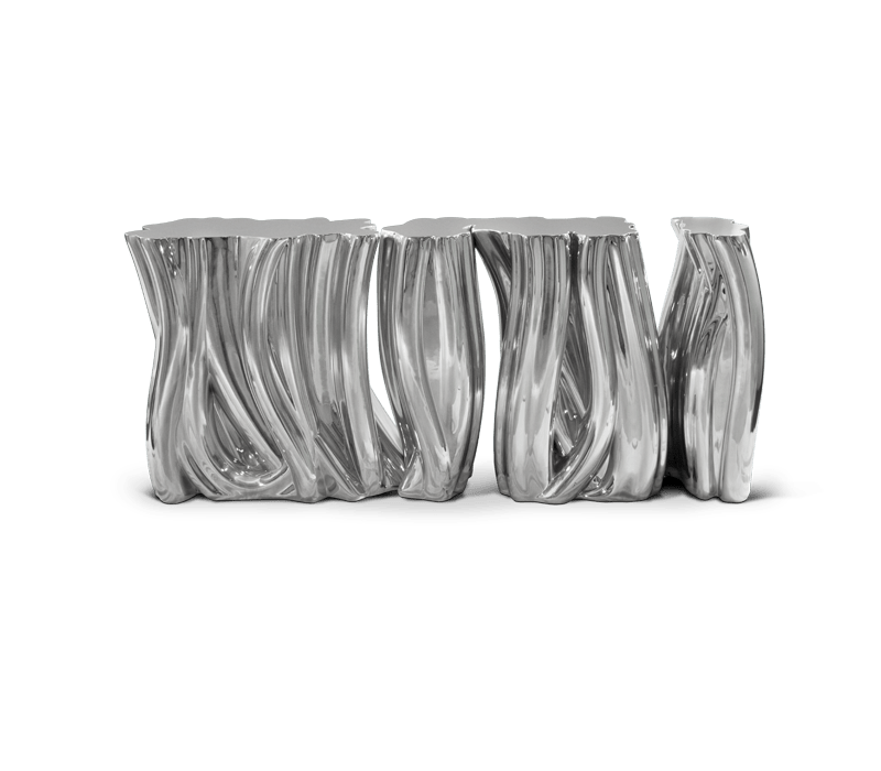 BocaDoLoboMONOCHROME SILVER 玄關桌