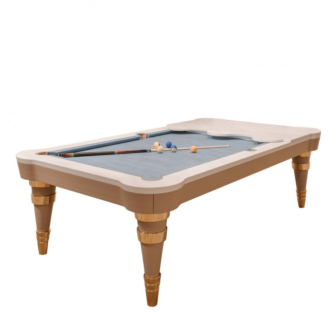 Vismara DesignREGIS POWDER BLUE POOL TABLE臺球桌