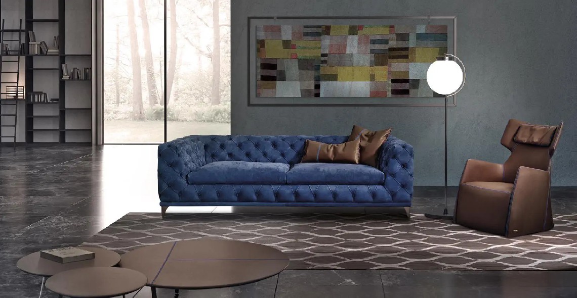 GAMMAChesterfield sofa ASTON 多人沙發