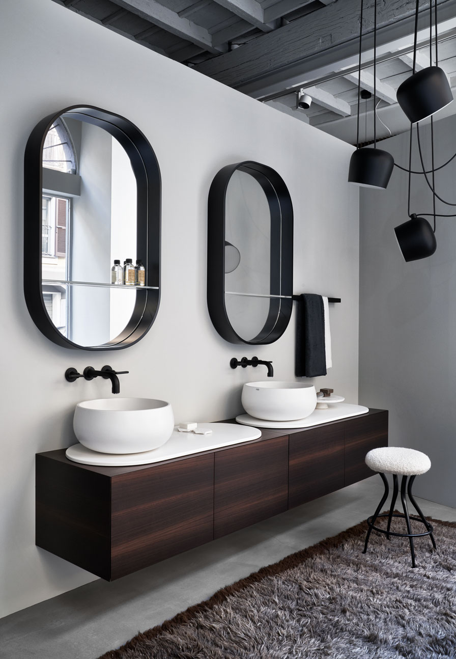 Delfo洗臉盆帶柜子