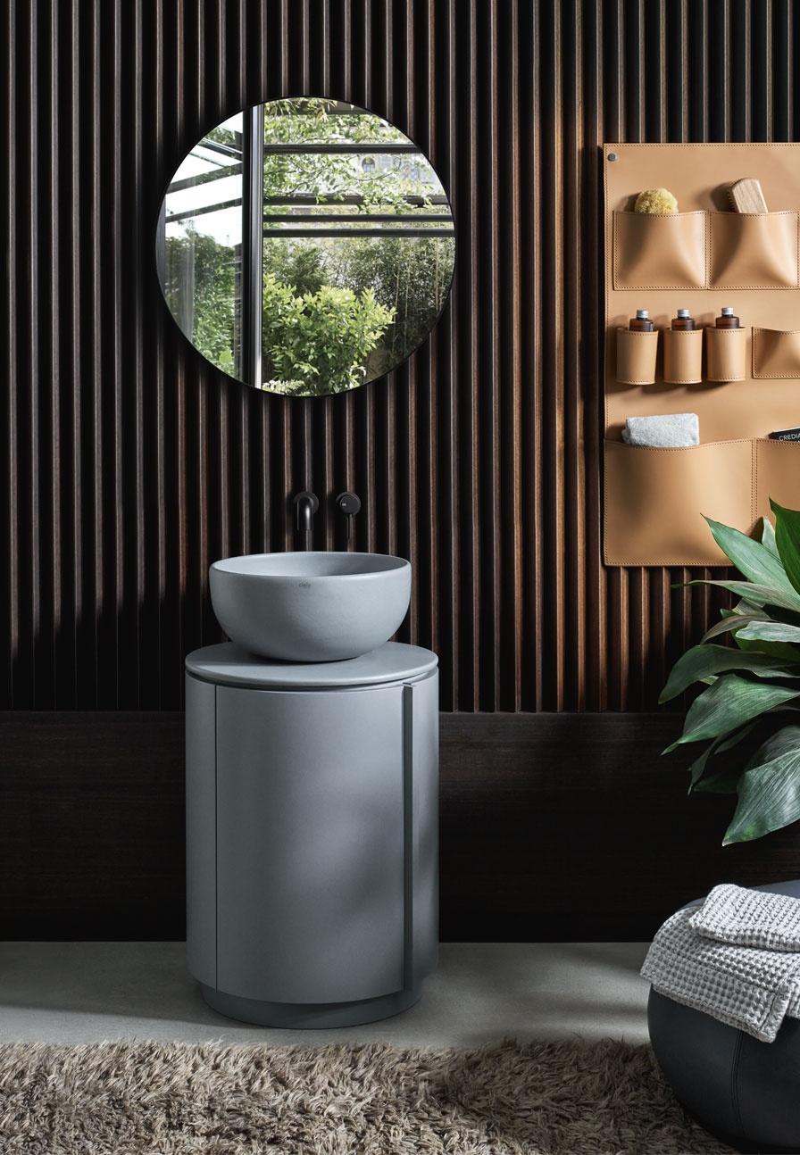 Tiberino帶柜子的洗臉盆