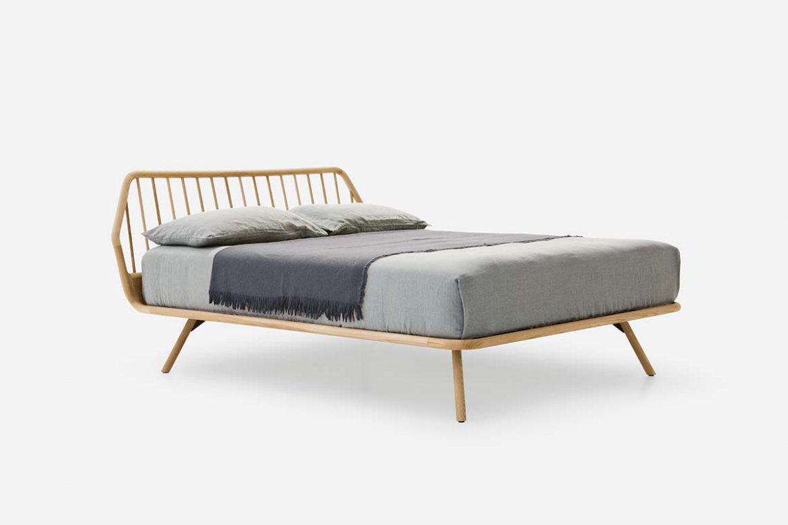 PIANCATrama Legno雙人床