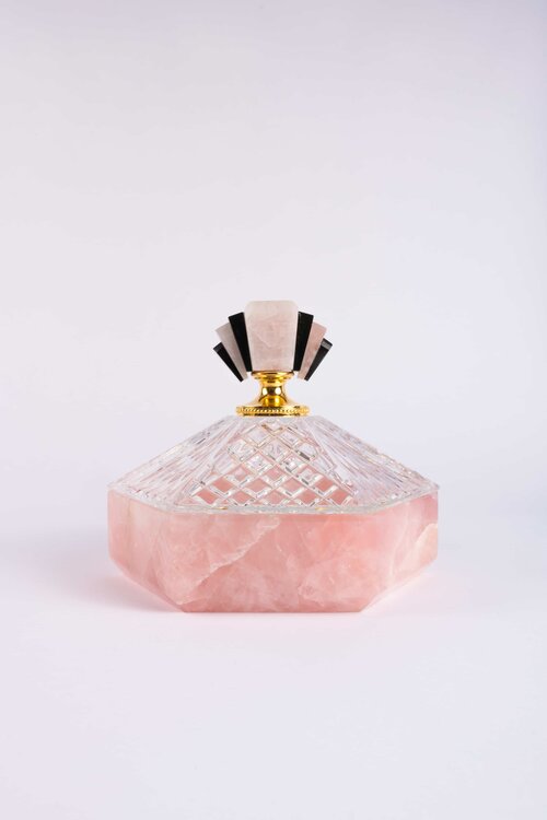 Tosco TicciatiThe Deco 石頭和水晶星盒 粉色石英