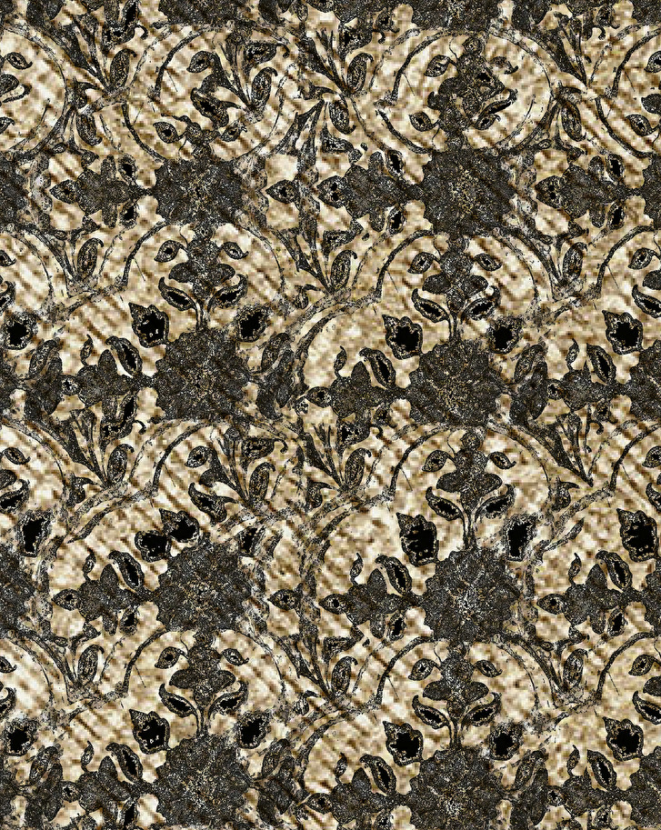 Devon&DevonSamode Noir&Blanc Antique Gold Wallpaper墻紙