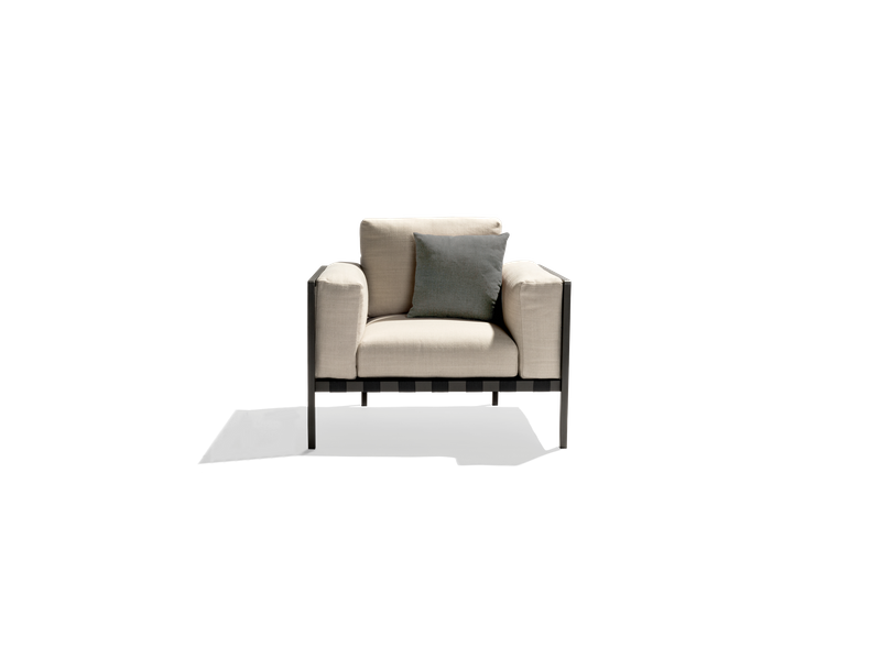 TRIBUNATAL ALU 1-seat sofa單人沙發