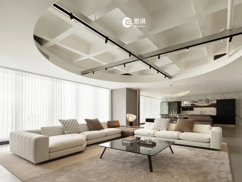 擺滿Minotti的大橫廳也太奢了，裝修豪宅怎能不來這里逛逛？