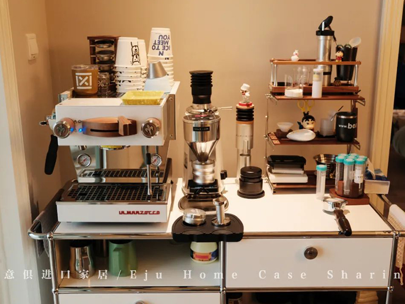 用USM打造一個1㎡的家庭咖啡吧，太有儀式感啦！
