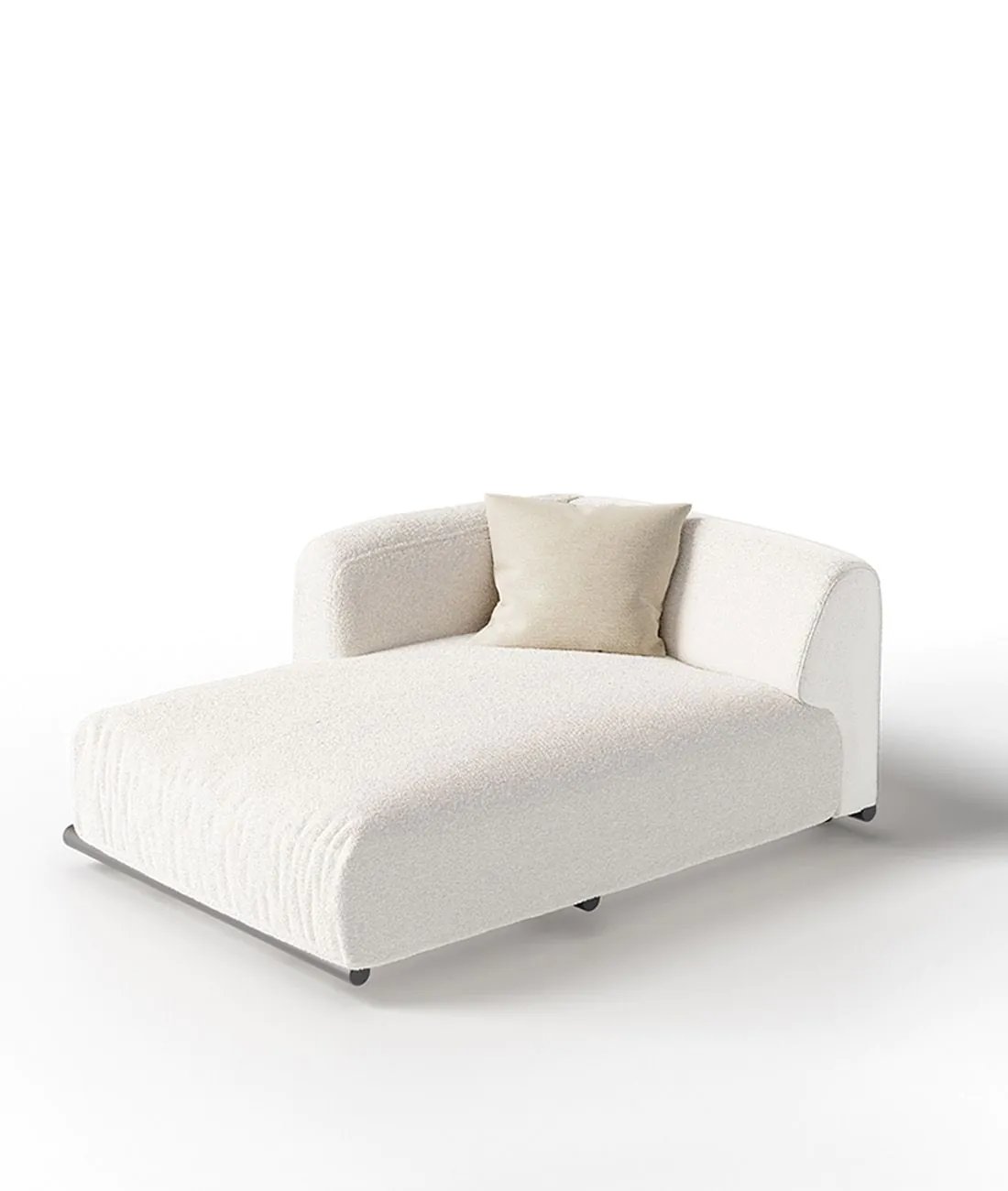 UnopiuModulo lounge destro Davos組合沙發右模塊