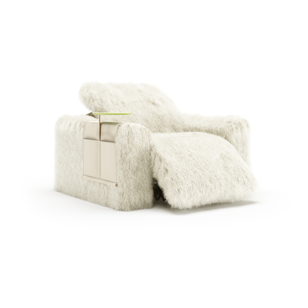 Vismara DesignDOLLY KUBRIK斜躺式扶手椅