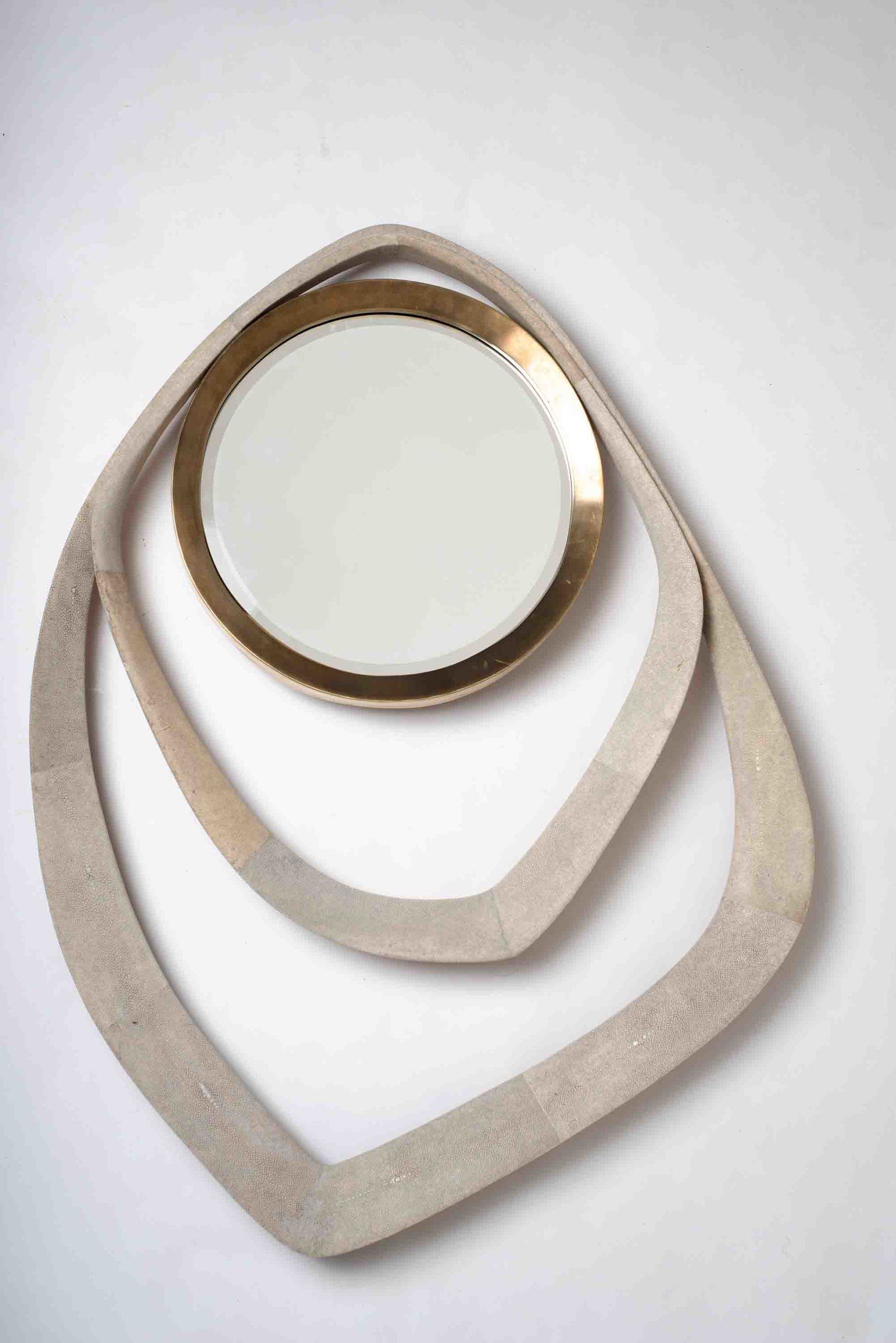 R&Y AugoustiMatrix Mirror Antique Natural Shagreen鏡子