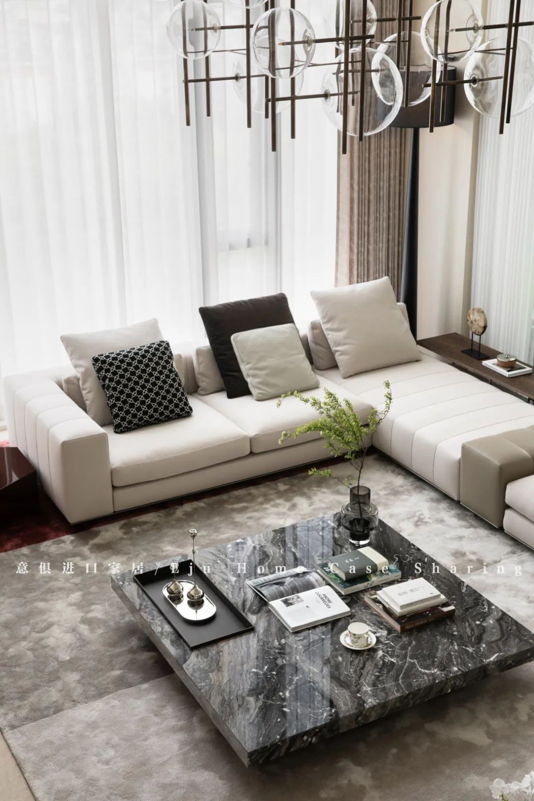 【杭州鳳起潮鳴精品案例】鐘愛Minotti品牌的優雅紳士家居美學